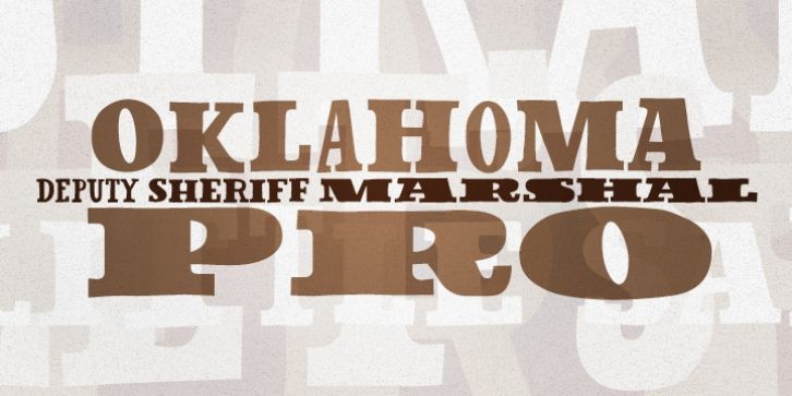 Oklahoma deputy font